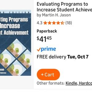 Evaluating Programs to Increase Student Achievement Paperback